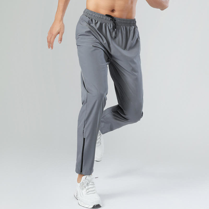 Custom Light Running Pants with Loose Fit and Ankle Zips