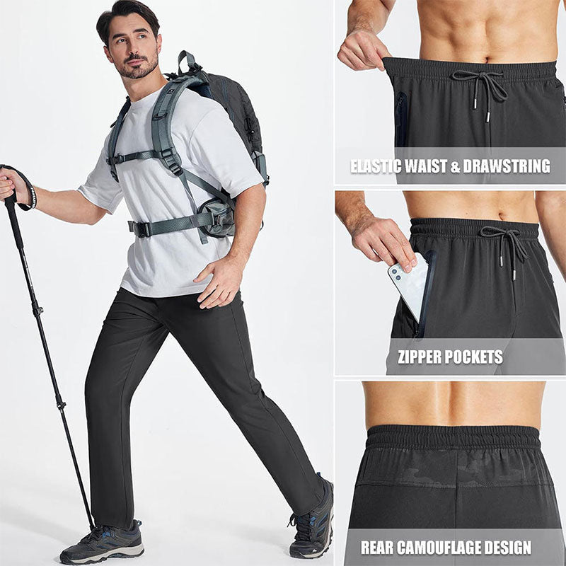 Custom Lightweight Running Pants with Hidden Zip Pockets