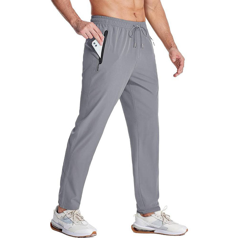 Custom Lightweight Running Pants with Hidden Zip Pockets