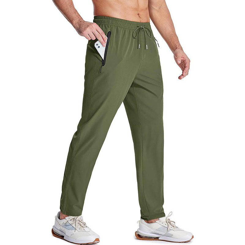 Custom Lightweight Running Pants with Hidden Zip Pockets