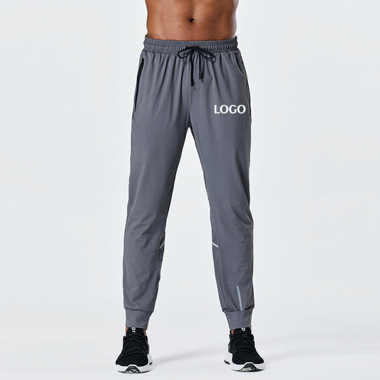 Custom Men’s 220gsm Stretch Running Jogger Pants with Side Pockets