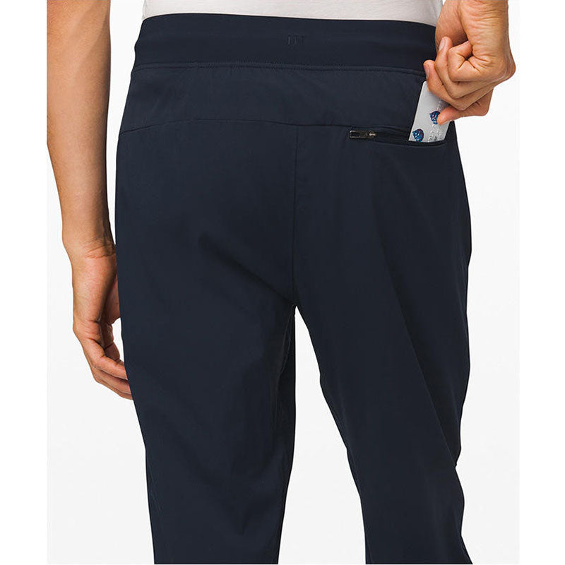 Custom Men’s 4-Way Stretch Running Pants with Drawstring Waist