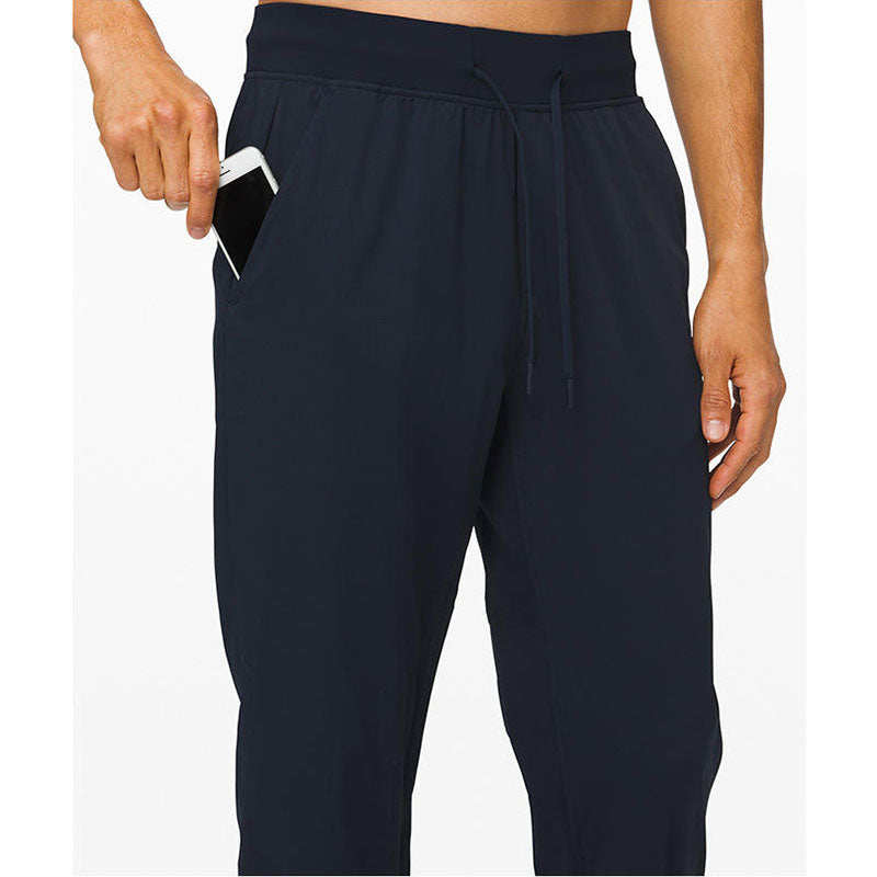 Custom Men’s 4-Way Stretch Running Pants with Drawstring Waist