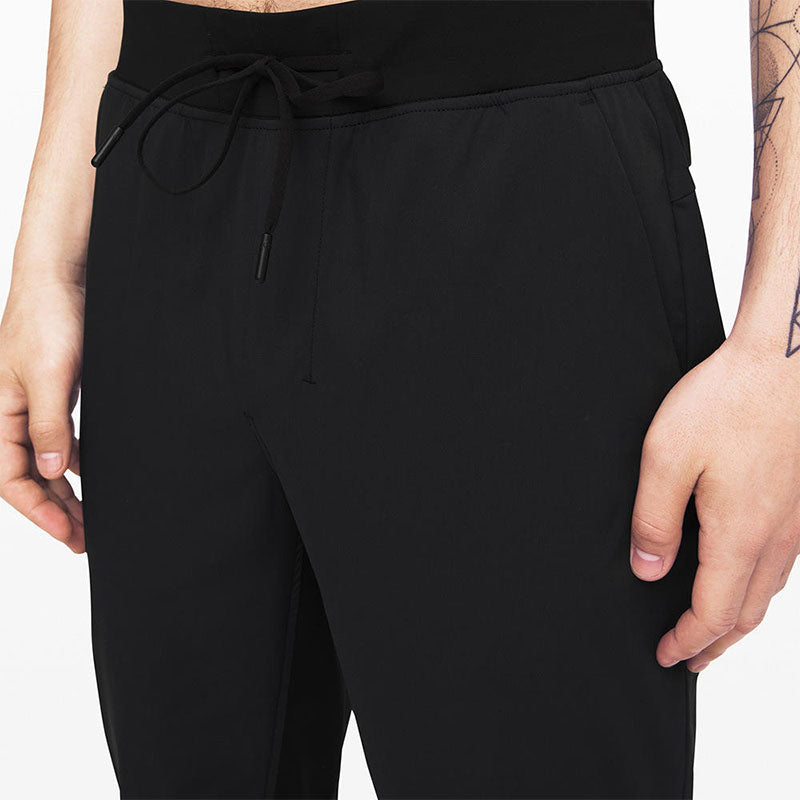 Custom Men’s 4-Way Stretch Running Pants with Drawstring Waist