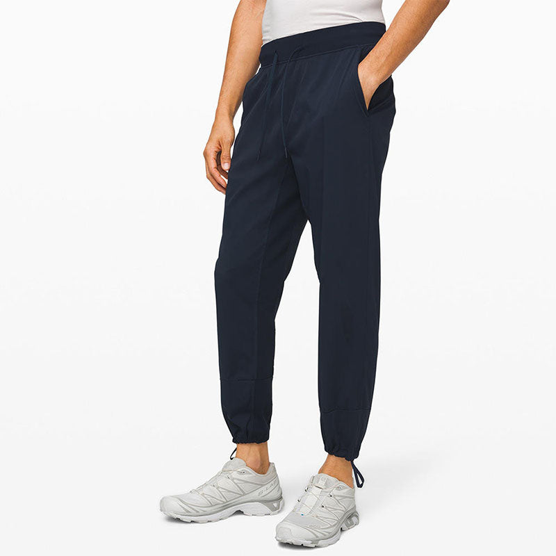 Custom Men’s 4-Way Stretch Running Pants with Drawstring Waist