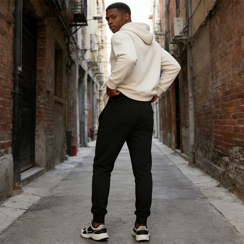 Custom Men’s Midweight Winter Running Jogger Pants with Pockets