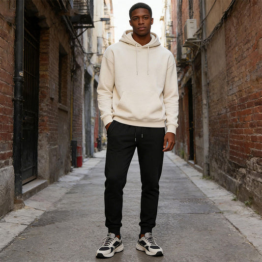 Custom Men’s Midweight Winter Running Jogger Pants with Pockets
