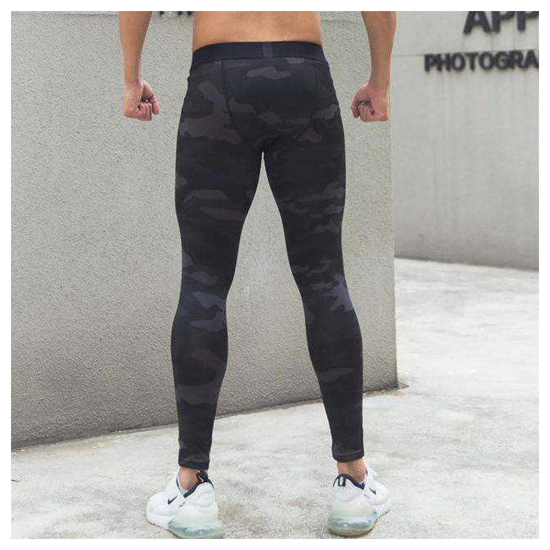 Custom Men’s Running Compression Leggings, Camo OEM Tights