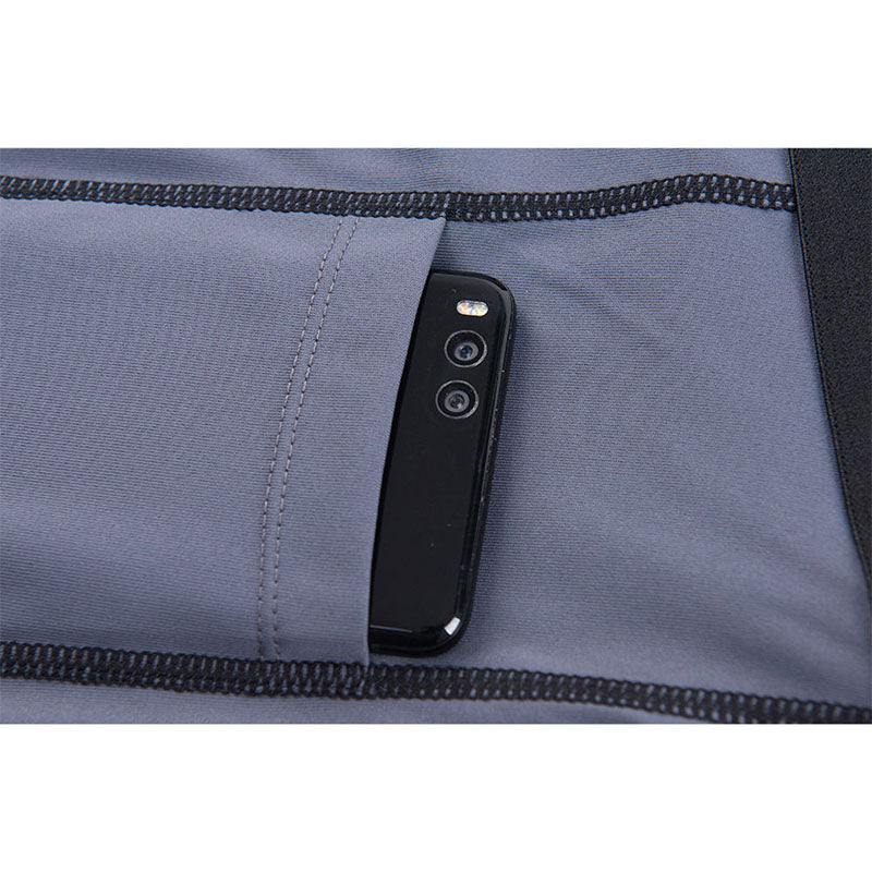 Custom Men’s Running Leggings with Phone Pocket, OEM Compression Tights