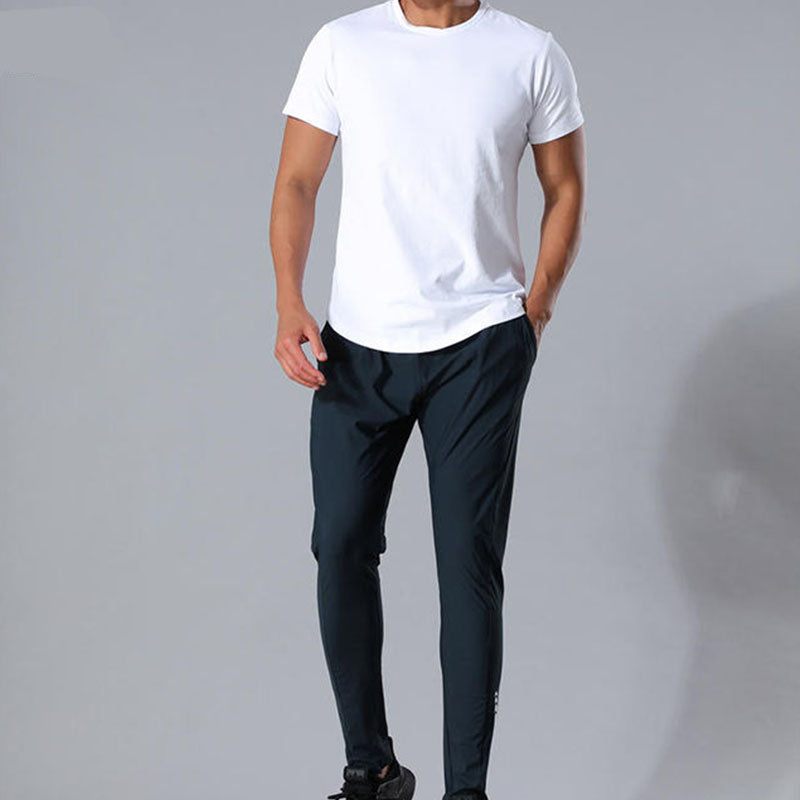 Custom Mens Running Pants Cold Weather Straight Fit with Reflective Detail