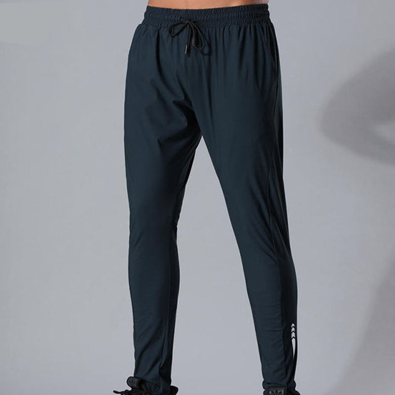 Custom Mens Running Pants Cold Weather Straight Fit with Reflective Detail