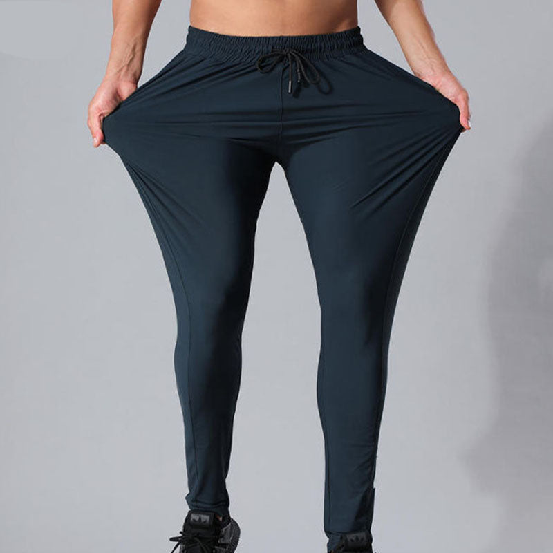 Custom Mens Running Pants Cold Weather Straight Fit with Reflective Detail