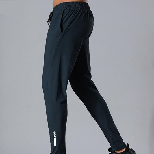Custom Mens Running Pants Cold Weather Straight Fit with Reflective Detail