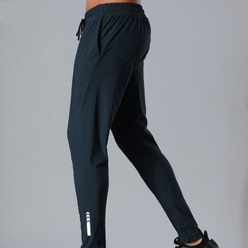 Custom Mens Running Pants Cold Weather Straight Fit with Reflective Detail