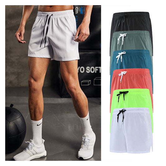 Quick-Dry Woven Men’s Running Shorts with Elastic Waist