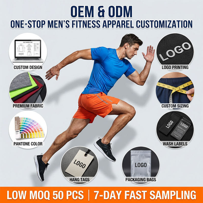 Custom Mens Running Shorts with Liner and Multi-Pocket Waistband