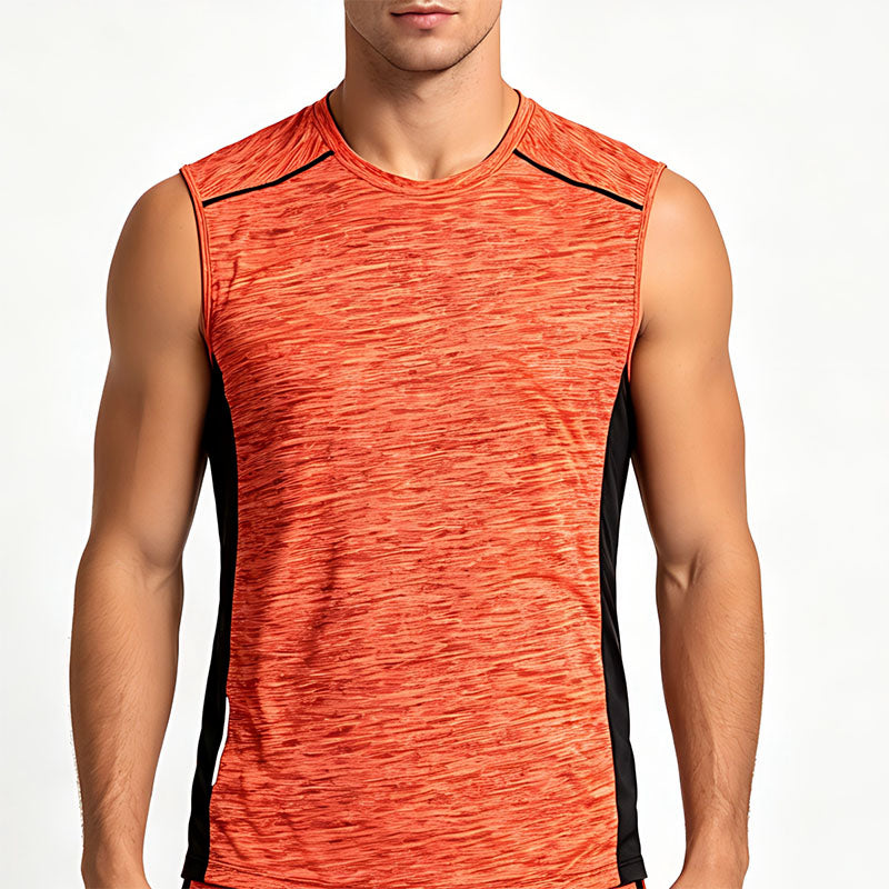 Custom Men’s Running Tank – 180g Stretch Digital Print OEM