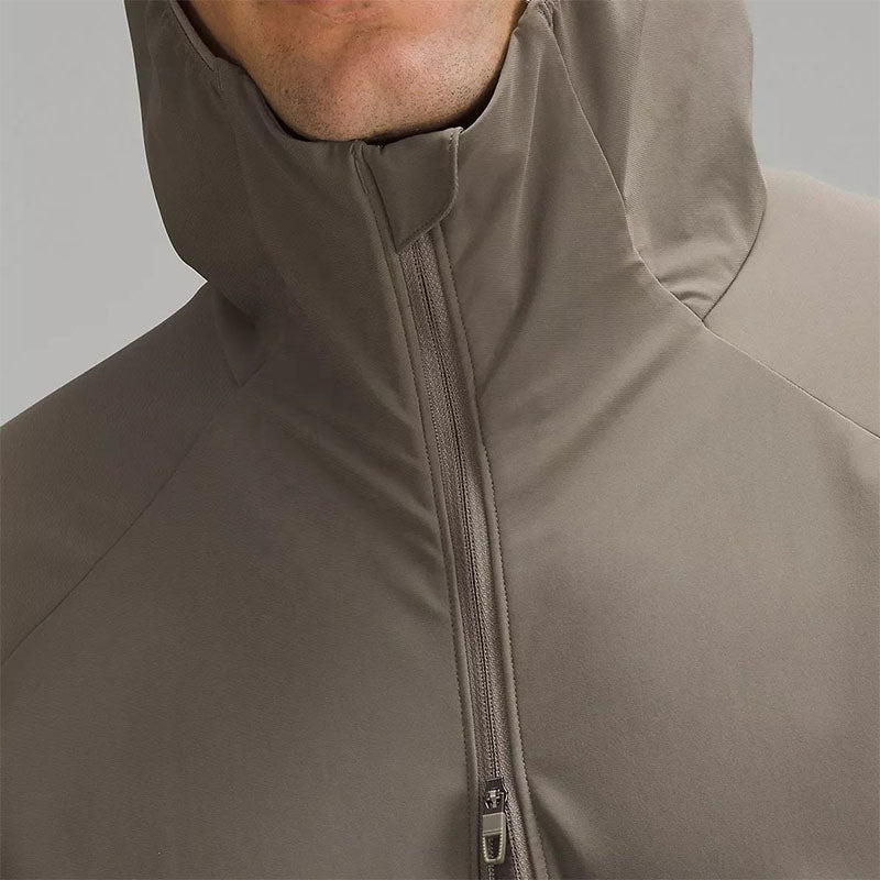 Custom Men's Stretch Waterproof Running Jacket with Hood