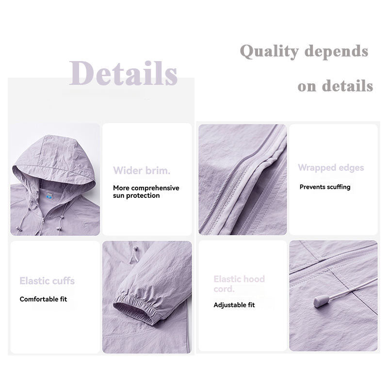 Custom UPF 50 Running Jacket for Men – Unisex Longline Hooded Style