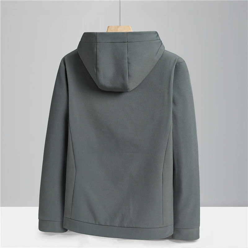 Custom Men's Waterproof Running Jacket with Vertical Chest Pocket