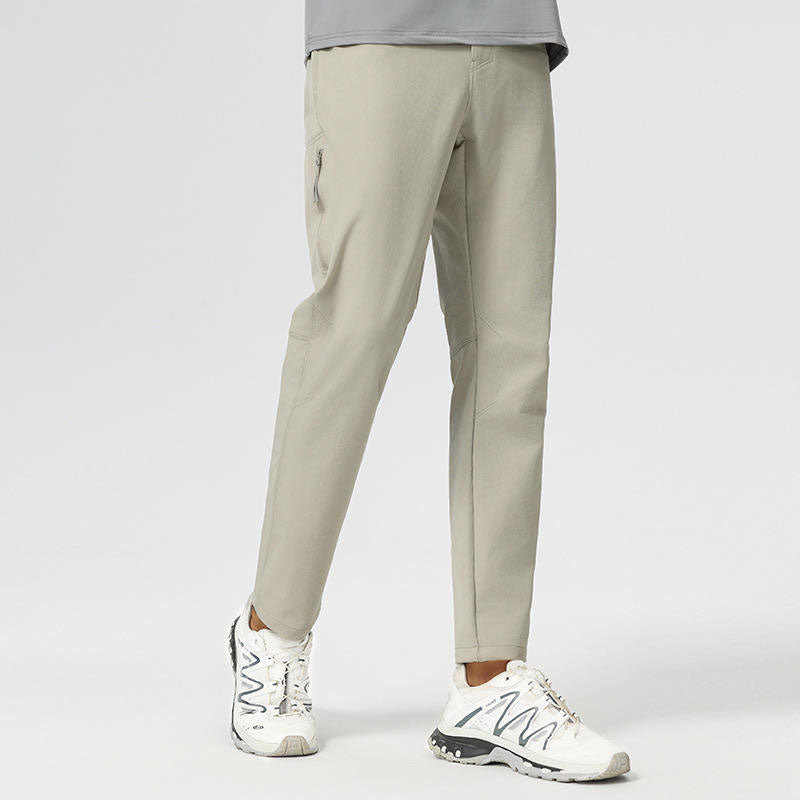 Custom Men’s Waterproof Softshell Running Pants with Zip Pockets