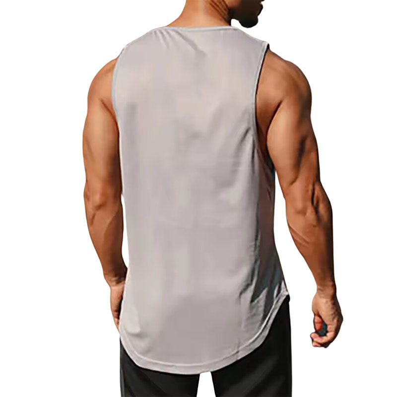 Custom Printed Men’s Running Singlet – Poly Cotton OEM