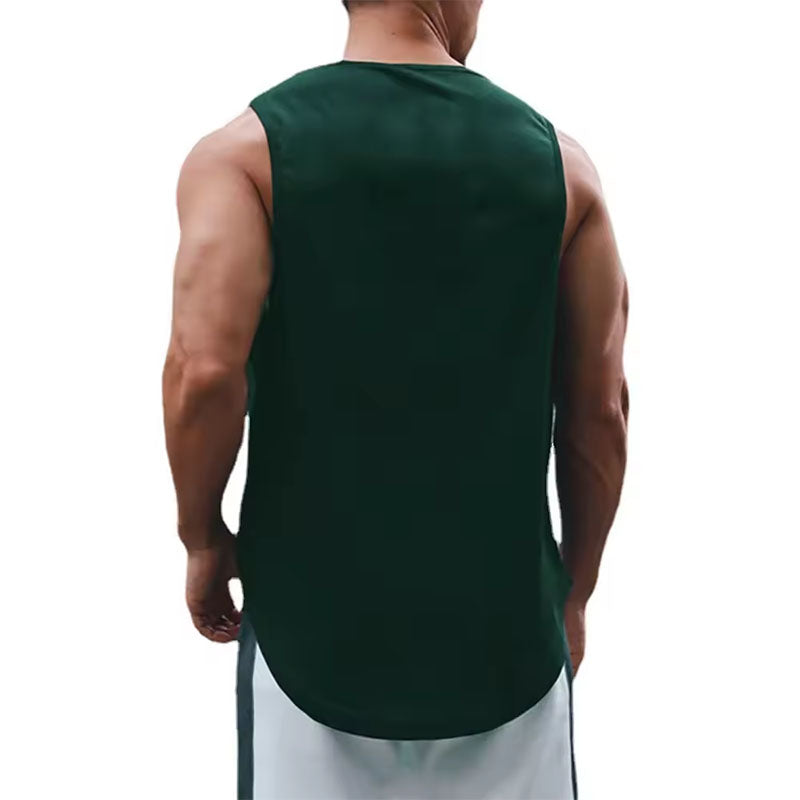 Custom Printed Men’s Running Singlet – Poly Cotton OEM
