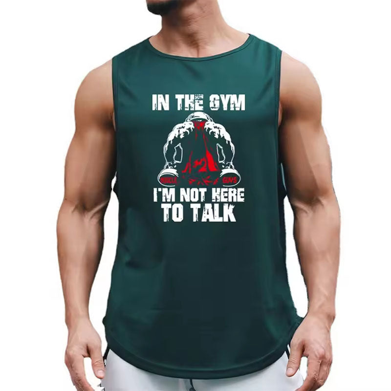 Custom Printed Men’s Running Singlet – Poly Cotton OEM