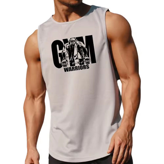 Custom Printed Men’s Running Singlet – Poly Cotton OEM