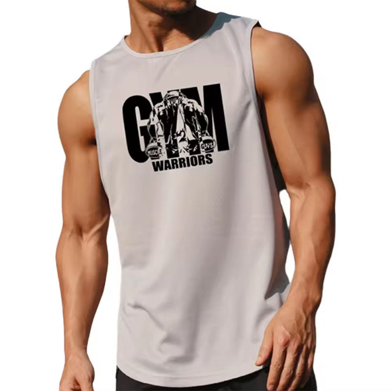 Custom Printed Men’s Running Singlet – Poly Cotton OEM