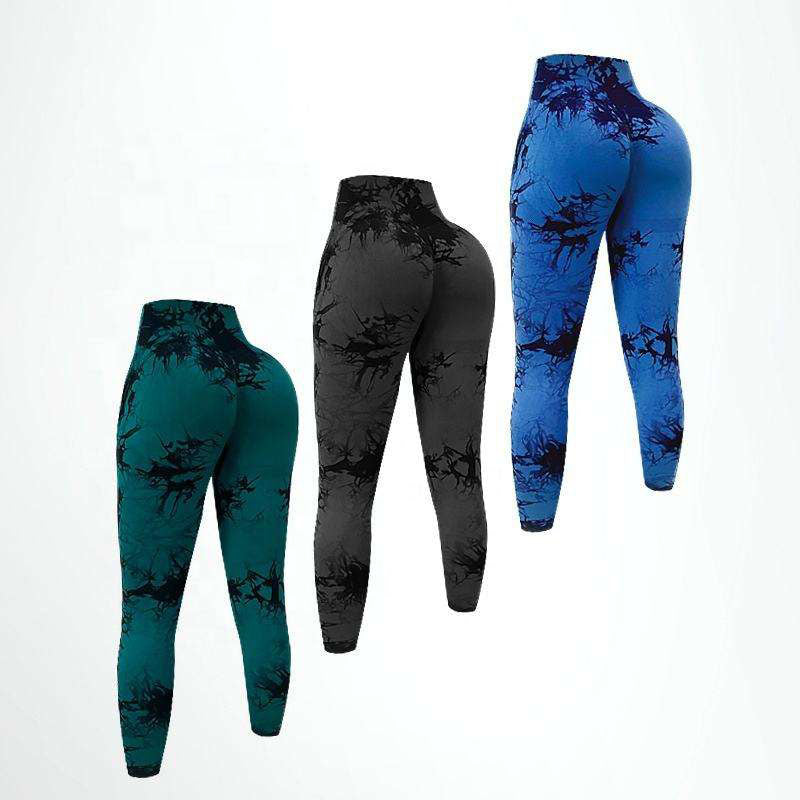 Custom Printed Women’s Running Leggings, Mid Waist OEM Tights