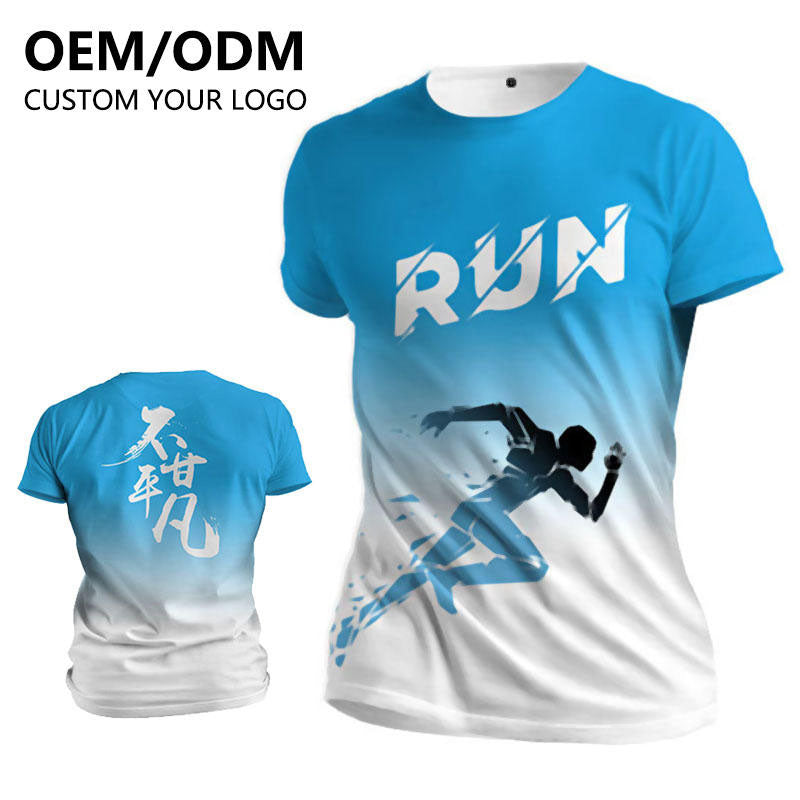 Custom Run for Fun T Shirt Full Print Sublimation Event Tee