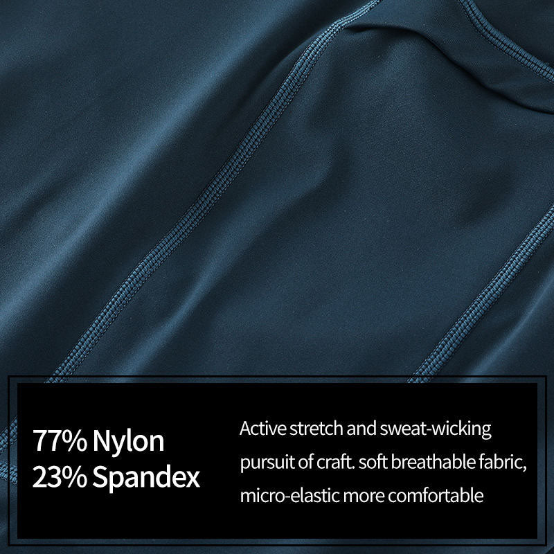 Custom Running Leggings for Men with Reflective Details, OEM Tights