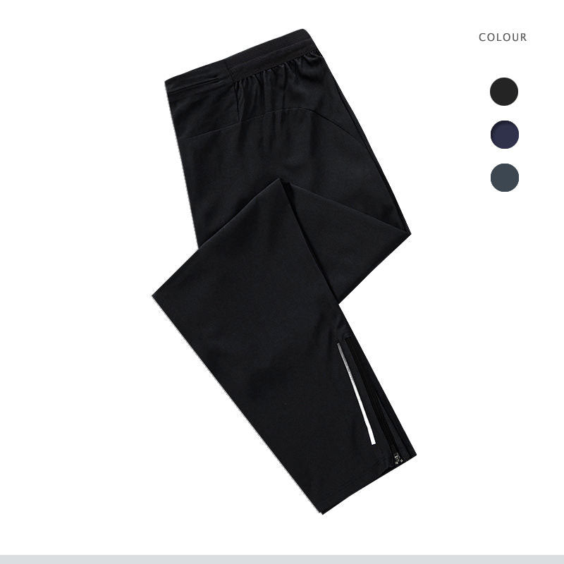Custom Running Pants for Men with Back Zip Pocket & Ankle Zips