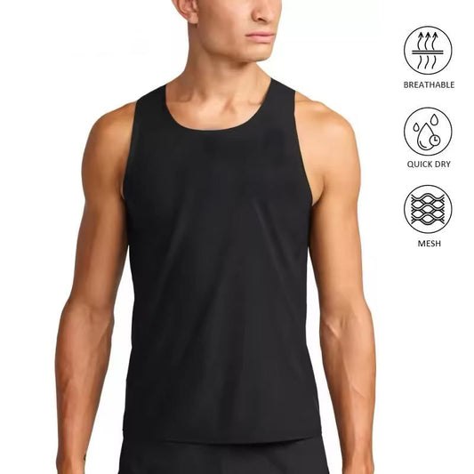 Custom Running Race Singlet – 100g Seamless Nylon Spandex OEM