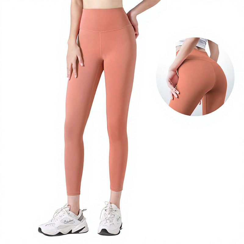 Custom Seamless Running Leggings, High Waist Nylon-Spandex Tights