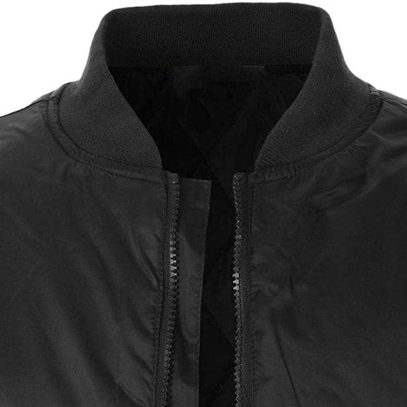 Custom Unisex Running Jacket – Padded Bomber Warm-Up Style