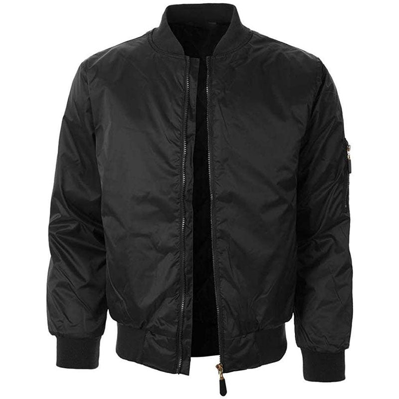 Custom Unisex Running Jacket – Padded Bomber Warm-Up Style
