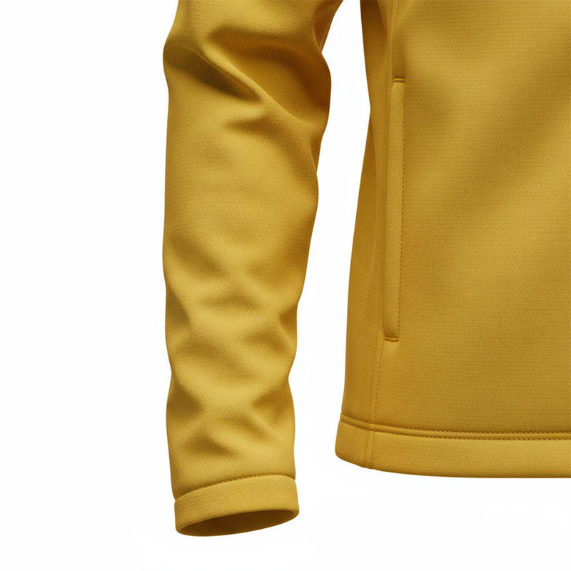 Custom Winter Running Jackets with Softshell Fabric and Stand Collar