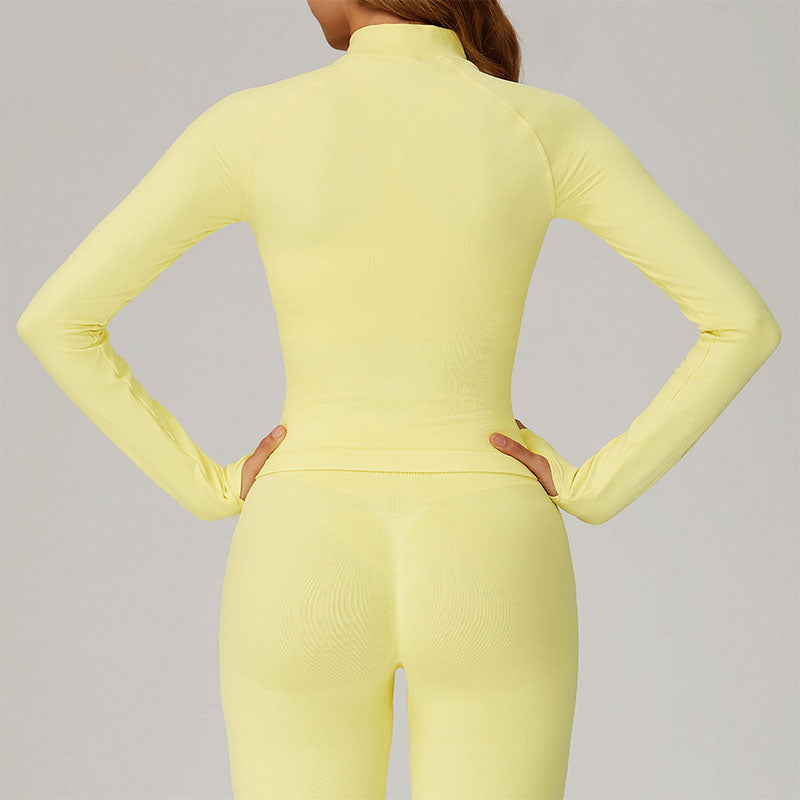 Custom Womens Lightweight Running Jacket with Slim Fit and Thumbhole Cuffs