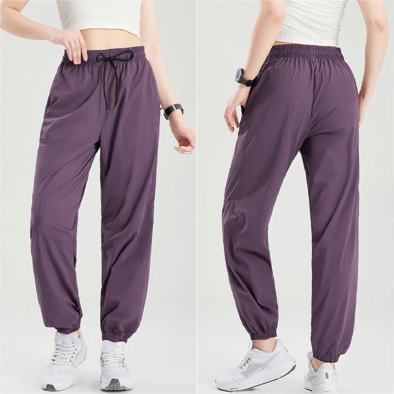 Custom Women’s Lightweight Running Jogger Pants with Side Zip Pocket