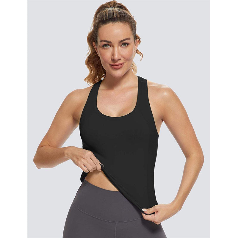 Custom Women’s Racerback Running Tank Tops – 150g Quick-Dry ODM
