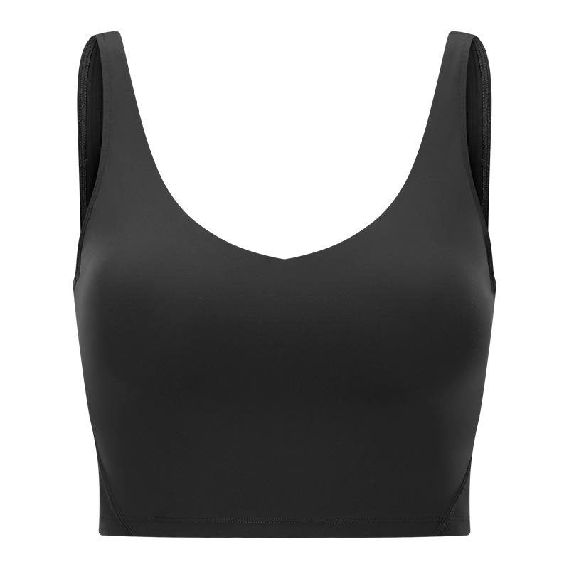 Custom Women’s Running Crop Tank Top – 220g Nylon Spandex OEM