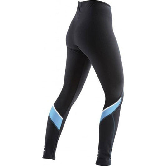 Custom Women’s Running Leggings with Contrast Panels, OEM Full-Length Tights