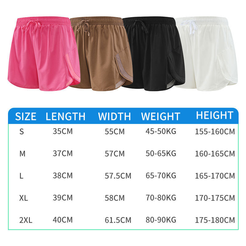 Quick-Dry Women’s Running Shorts with Inner Support Layer