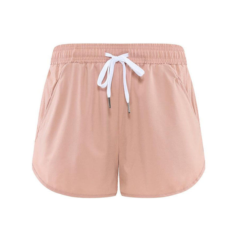 Quick-Dry Women’s Running Shorts with Custom Logo and Curved Hem