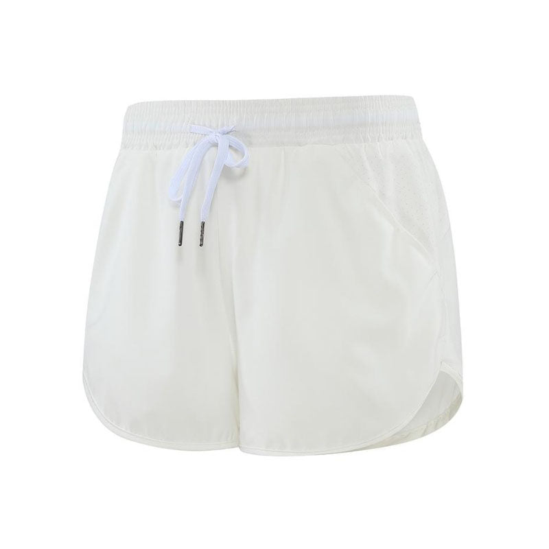 Quick-Dry Women’s Running Shorts with Custom Logo and Curved Hem