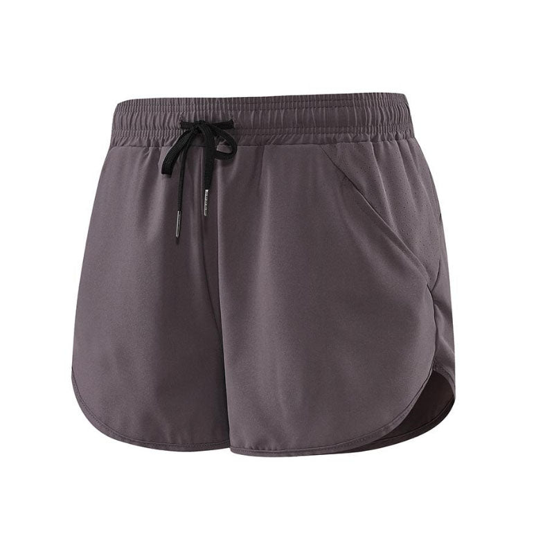 Quick-Dry Women’s Running Shorts with Custom Logo and Curved Hem