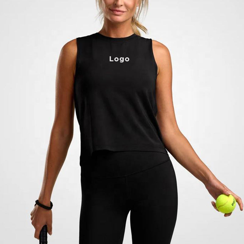 160gsm Polyester Custom Women’s Running Tank Top | OEM Digital Print & Logo Ready