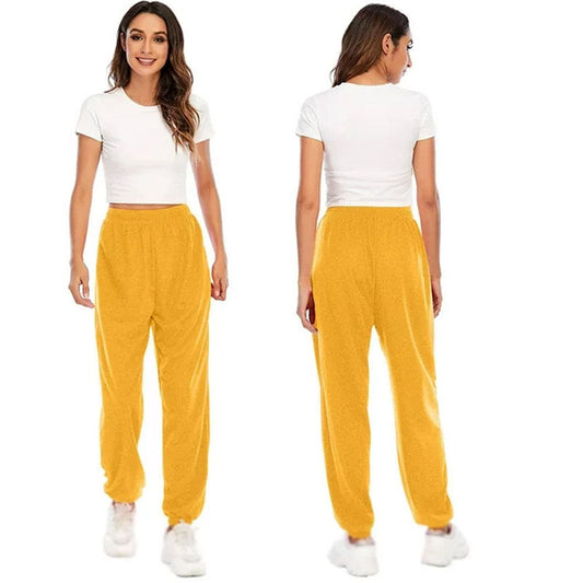 Custom Women's Winter Running Pants in 220 GSM Cotton Fleece